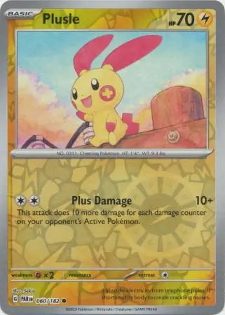 Paradox Rift Plusle #60/182 reverse holo